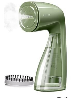 HiLIFE Steamer for Clothes, 1100W Fast Wrinkle Removal, Large 300ml Tank